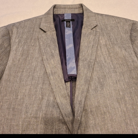 Inc gray herringbone blazer - Picture 2 of 14
